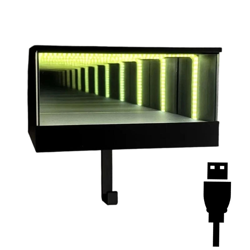 H8WB Unconfined Shimmering Garage Holder, Small Garage with LED Lights