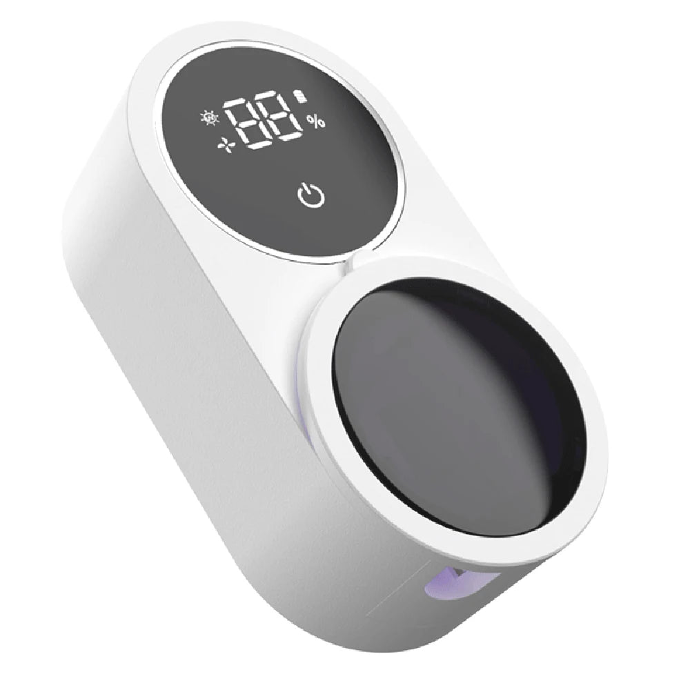 Rechargeable Toothbrush & Razor Station with Rotating Cover